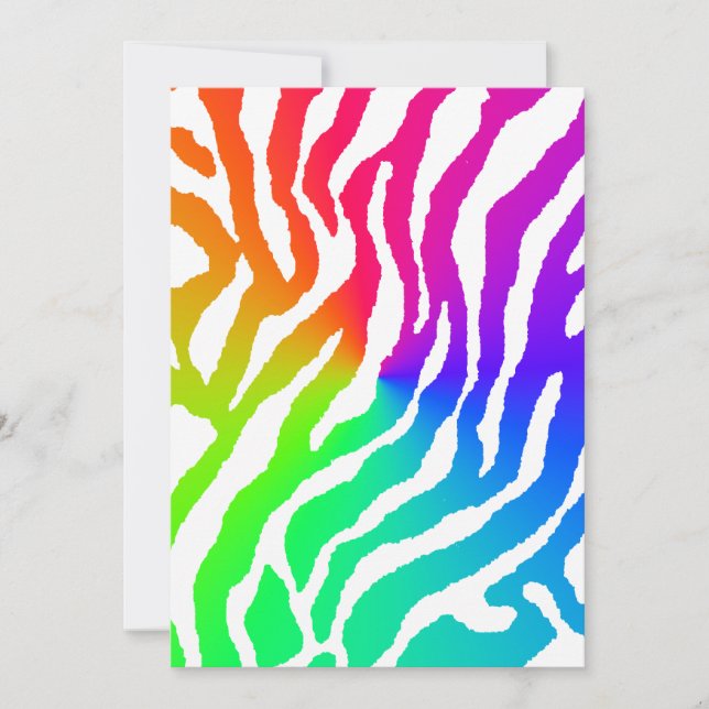 Carte Corey Tiger 80s Tiger Stripes Motif (Devant)
