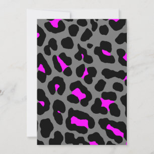 Carte Corey Tiger Taches de Léopard 80s (Gris)