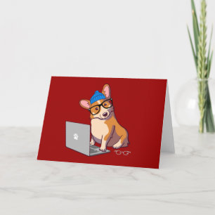 Carte Corgi 2 de hippie