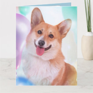 Carte Corgi à ballon du Parti