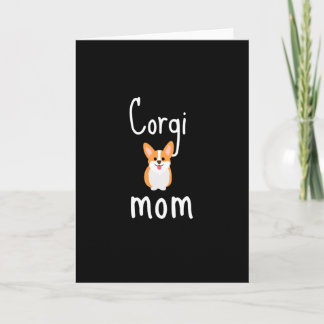 Carte Corgi Mom - Corgi croquis