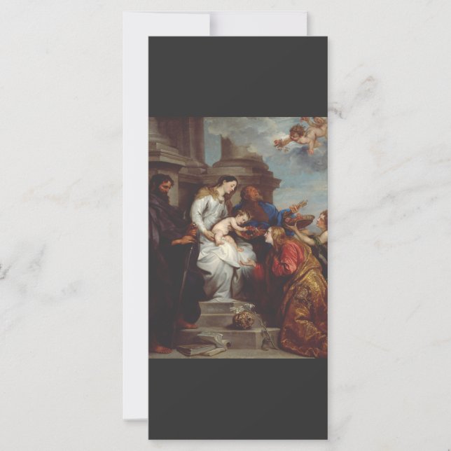 Carte Coronation de Saint Rosalia par Anthony van Dyck (Devant)