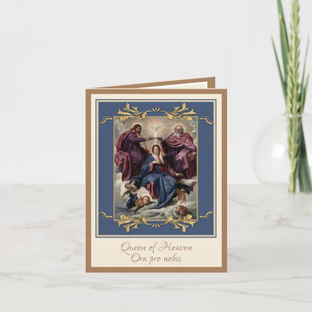 Carte Coronation religieuse de la Sainte Trinité (Devant)