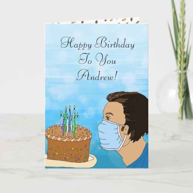 Carte Coronavirus Birthday (Devant)