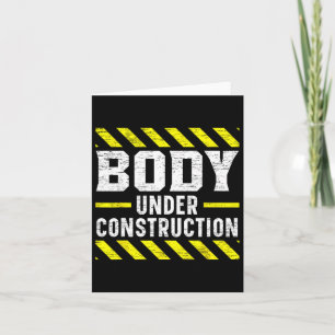 Carte Corps en construction Bodybuilding