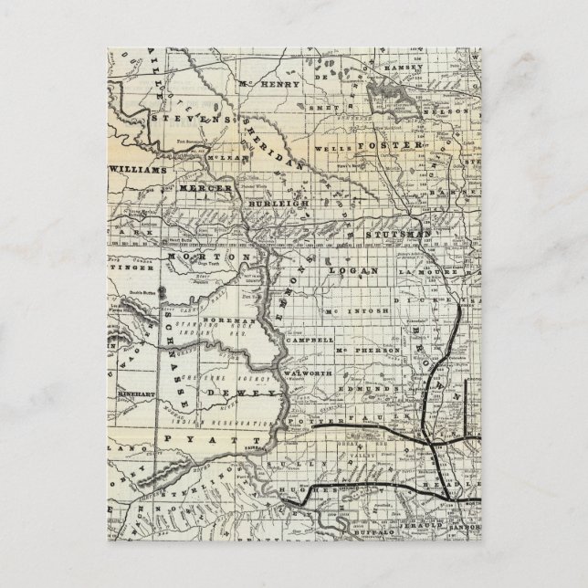 Carte correcte du Dakota (Devant)