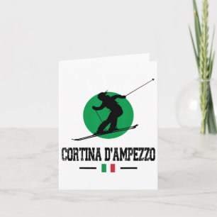 Carte Cortina D'ampezzo Italie Station de ski Alpes Ital