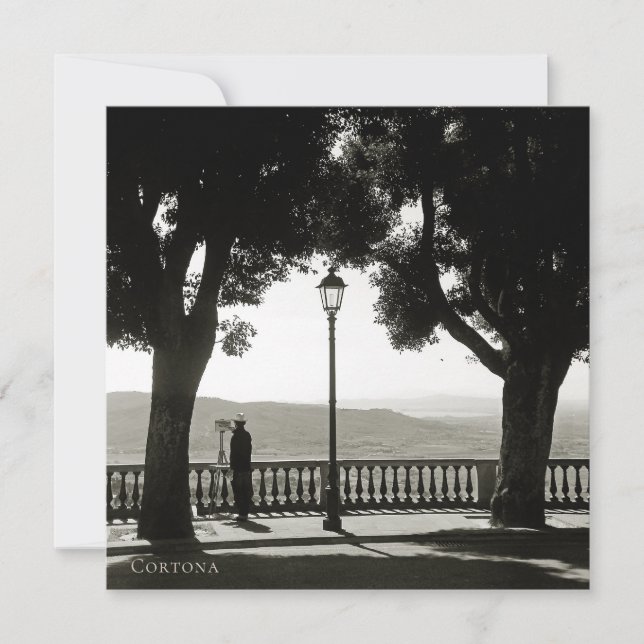 Carte Cortona Toscane Italie (Devant)