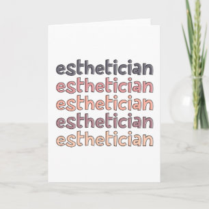Carte Cosmetologue Esthétique Beautician Cute