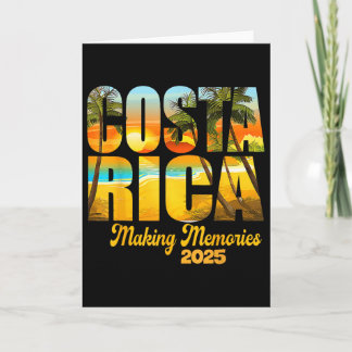 Carte Costa Rica 2025 Créer des souvenirs Famille assort