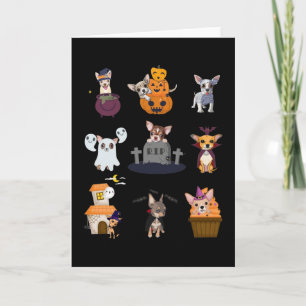 Carte Costume Chihuahua Halloween T-Shirt Cute Halloween