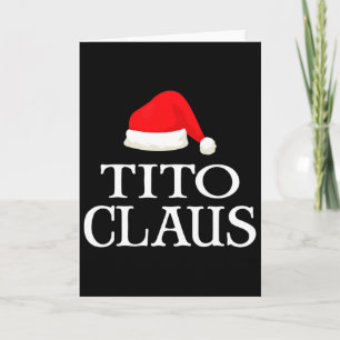 Carte Costume de famille appariée Tito Claus Noël pour M