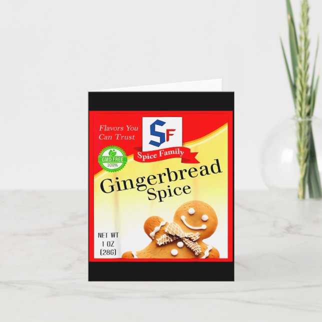 Carte Costume de famille assorti Ginger Bread Sce (Devant)