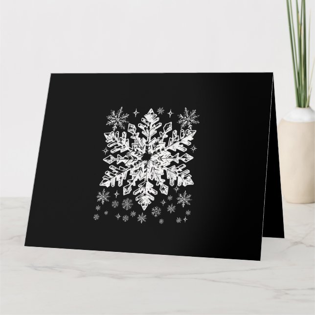 Carte Costume de flocon de neige Hiver Noël Matching Men (Devant)