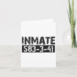 Carte Costume de prison pour détenus d'Halloween Enfants