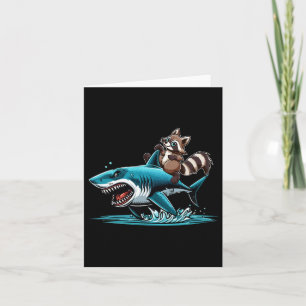 Carte Costume de requin à cheval raton laveur pour enfan