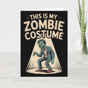 Carte Costume de zombie