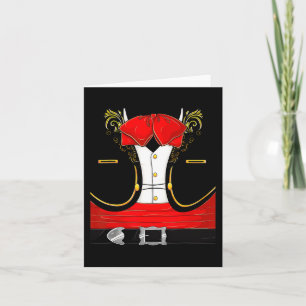 Carte Costume d'Halloween Mariachi mexicain Charro Cinco