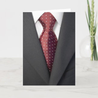 Carte Costume et cravate