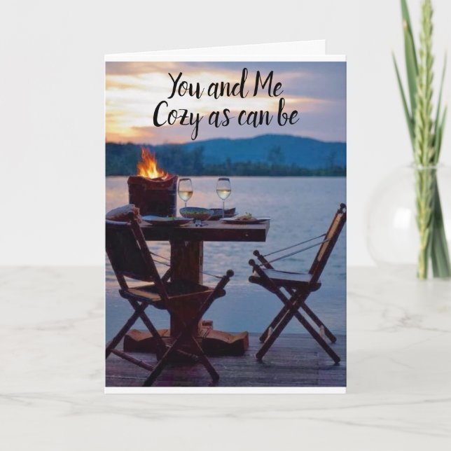 CARTE **COSY NOUS SERONS** C'EST *NOTRE ANNIVERSAIRE* (Devant)