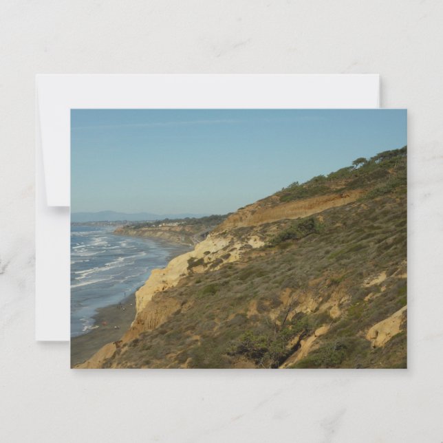 Carte Côte Californie Paysage de voyage Pittoresque (Devant)