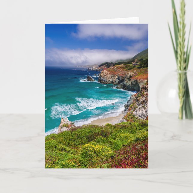 Carte Côte De Big Sur, Californie (Devant)