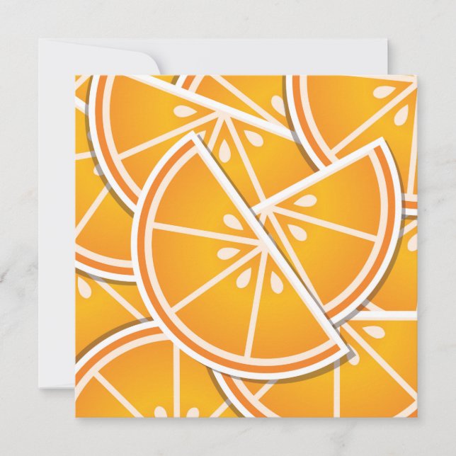 Carte Cotés orange funky (Devant)