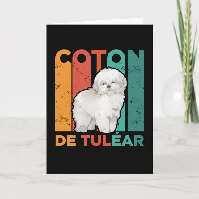 Carte Coton de Tulear | Coton de Tuléar du propriétaire  (Devant)