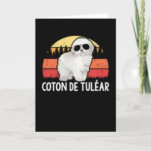 Carte Coton de Tulear Coton de Tuléar du propriétaire
