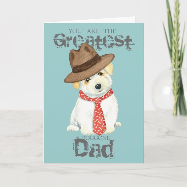 Carte Coton de Tulear Papa (Devant)