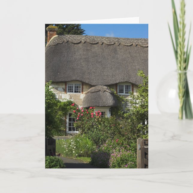 Carte Cottage couvert de chaume (Devant)