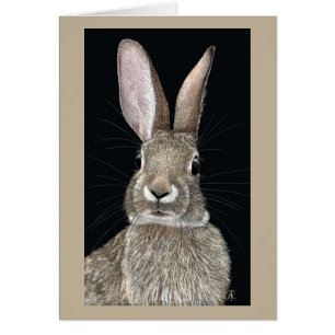 Carte Cottontail Rabbit
