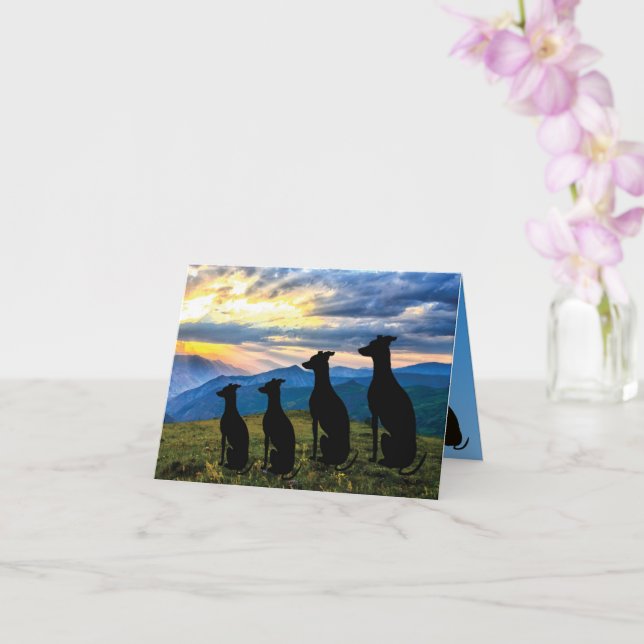 Carte Coucher de soleil (Orchidée)