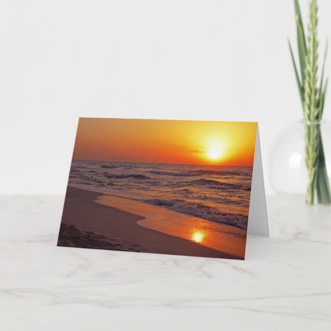 Carte Coucher de soleil (Devant)