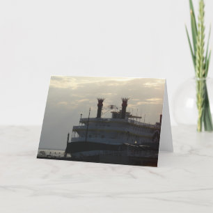 Carte Coucher de soleil de bateau