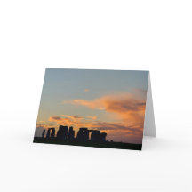 Coucher de soleil de Stonehenge