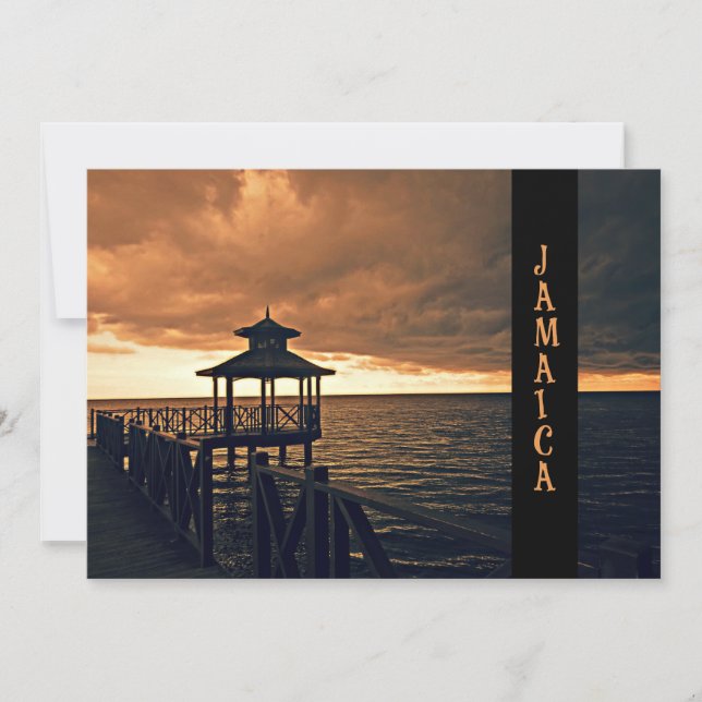 Carte Coucher de soleil jamaïcain (Devant)