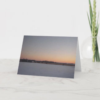 Carte Coucher de soleil n° 1