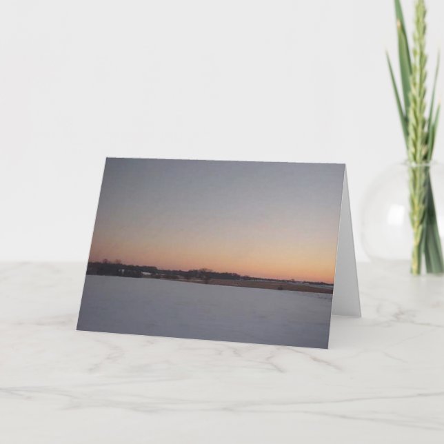 Carte Coucher de soleil n° 1 (Devant)