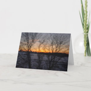 Carte Coucher de soleil n° 3