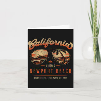 Carte Coucher de soleil sur lunettes vintage à Newport B