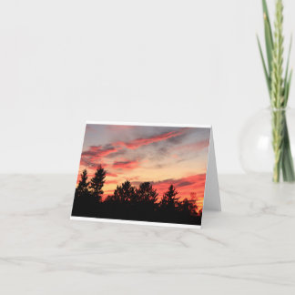Carte Coucher du soleil