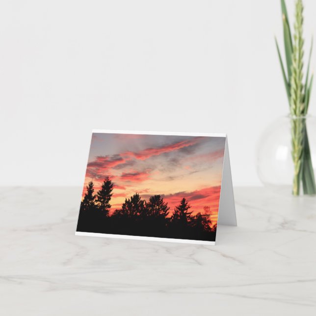 Carte Coucher du soleil (Devant)