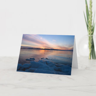 Carte Coucher du soleil de point de sable