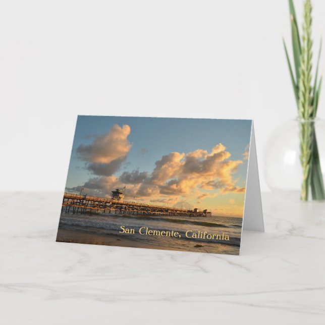 Carte Coucher du soleil de San Clemente (Devant)