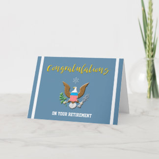 Carte Couleur de retraite de la Force aérienne militaire