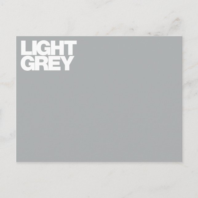 Carte couleur gris clair (Devant)
