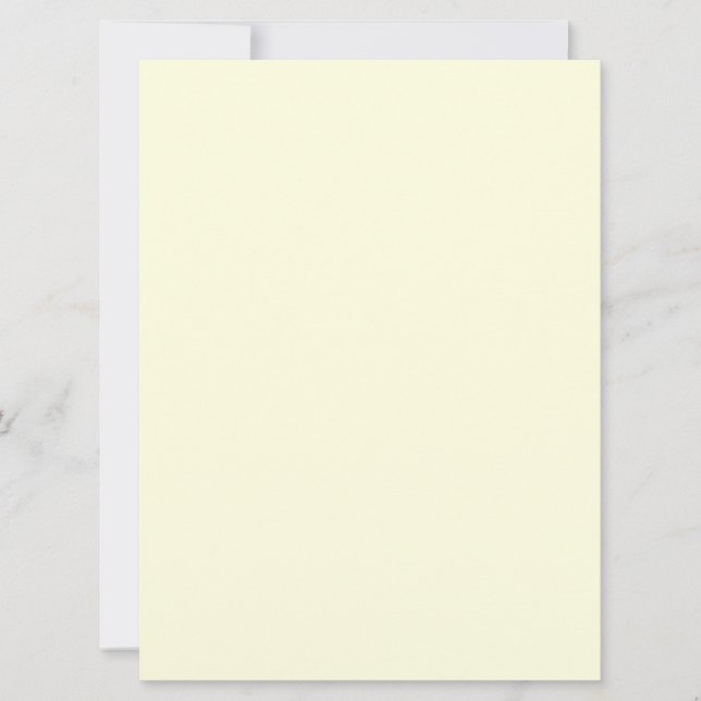 Carte Couleur jaune clair solide (Devant)