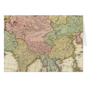 Carte couleur main asiatique