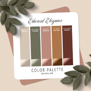 Carte couleur Mariage de automne Ethereal Elegance